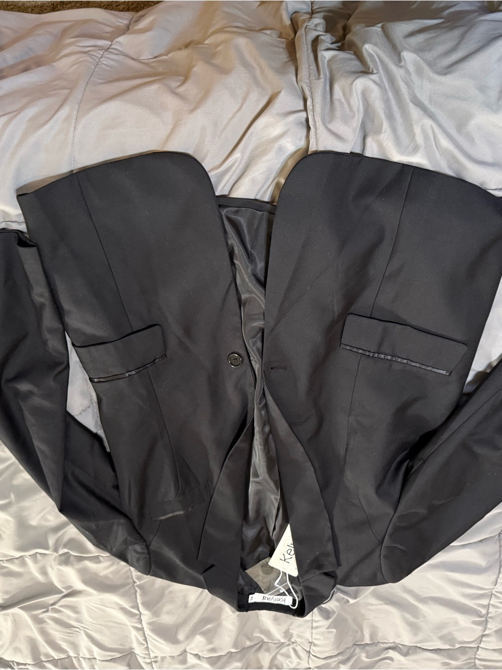 Black Women's Tailored Blazer - Classic Single-Button Jacket